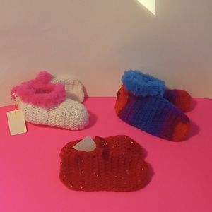 Medium Size Crochet Booties